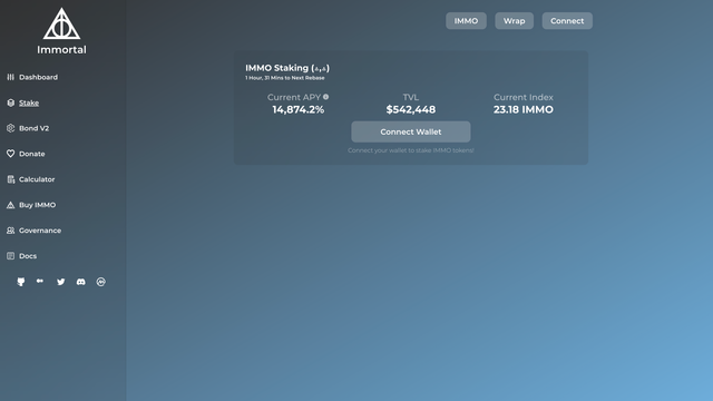 ImmortalDAO Finance